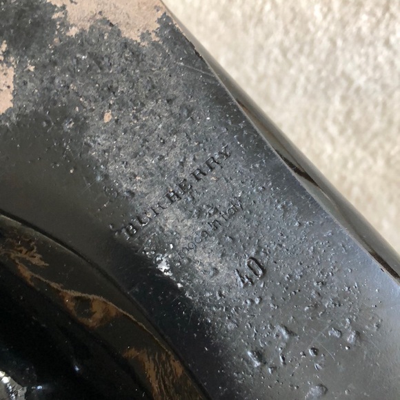 Burberry black Patent Ballet Flats - Picture 6 of 9